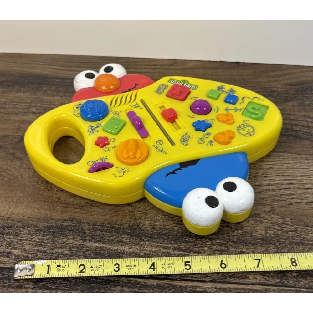 Sesame Street Giggle Machine Sensory Noises Lights Elmo Cookie Monster Tested